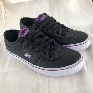 LACOSTE Women Black Purple Sneakers